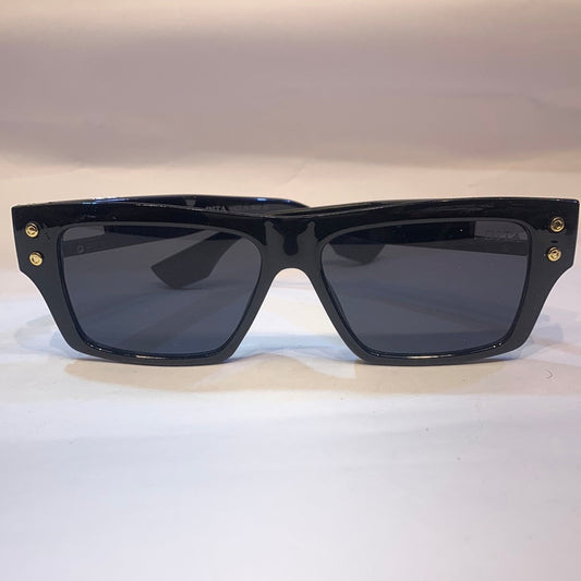 TID Black Frame Black Shade Unisex Branded Sunglasses Italy
