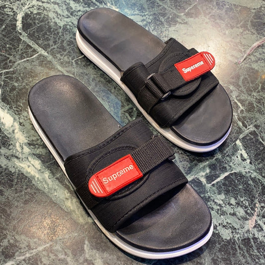 Black Red Slipper (15123)
