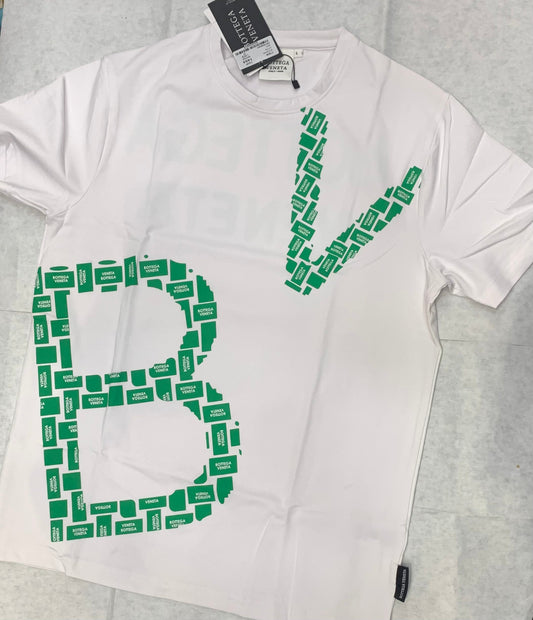 BOT TOB White Colour With Front And Back Texted Print Half Sleeves Tshirt 50102