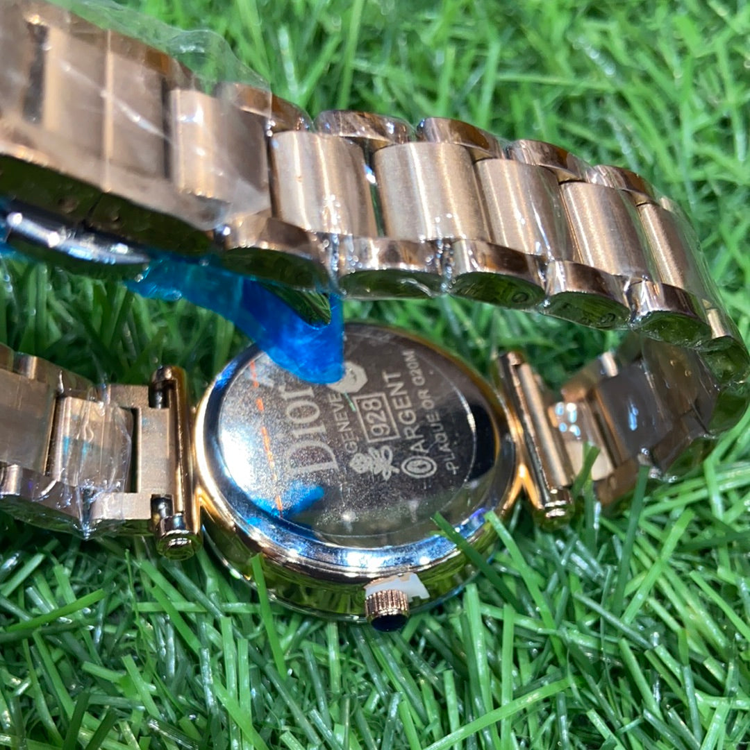 Oid Copper Chain White Dial Ladies Watch