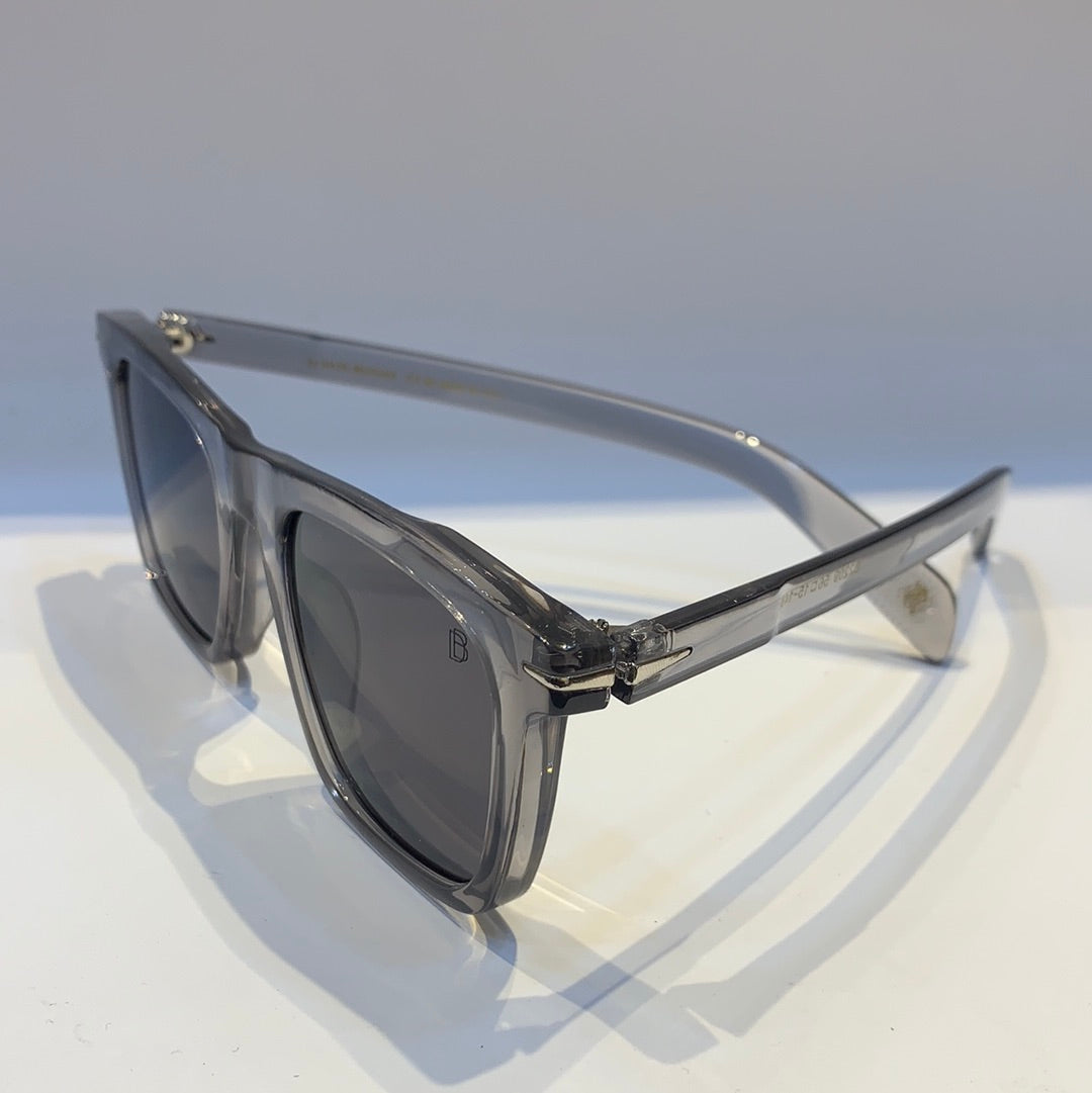 BD Transparent Grey Frame Grey Shade Sunglass B220956 15-148