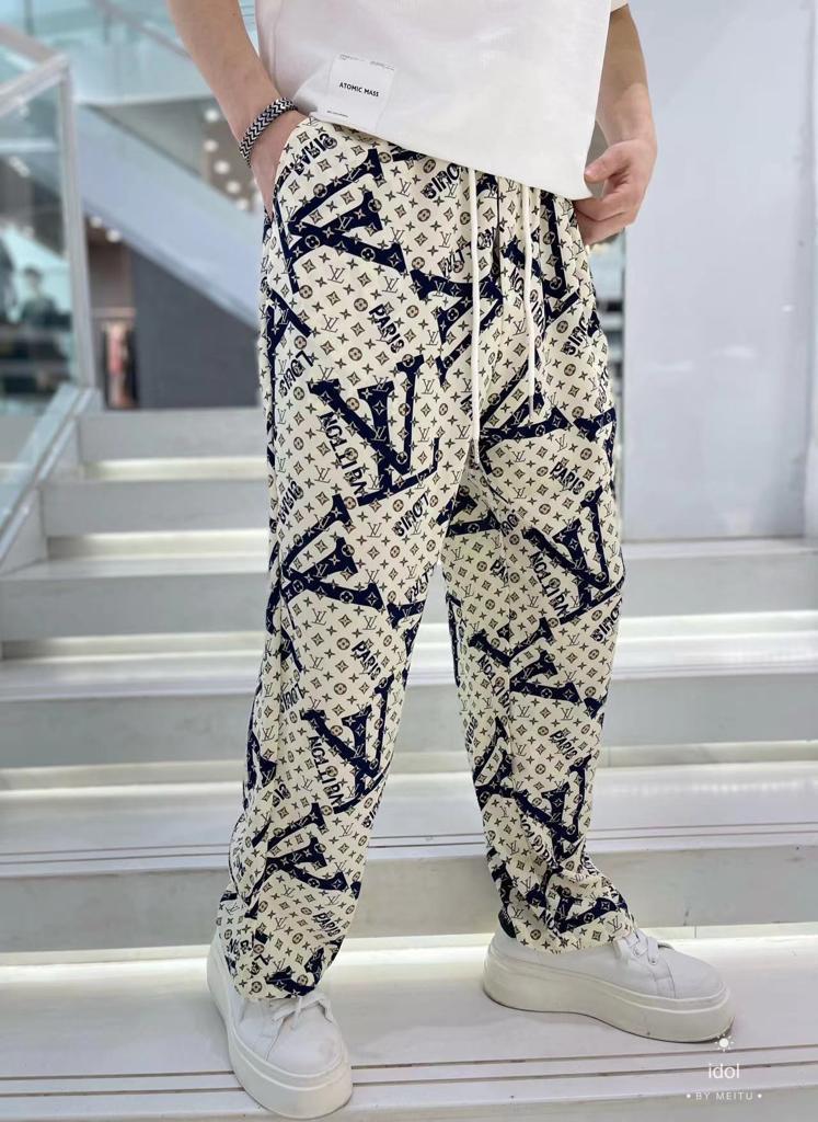 IDOL VL UOL Cream Blue Colour Star Print with Premium Quality regular Fit Lower 3019