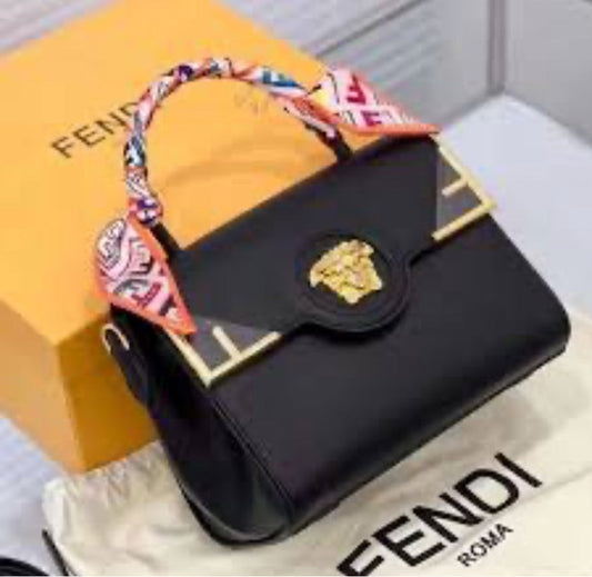 Nef Black Colour Ladies Sling Bag 340001
