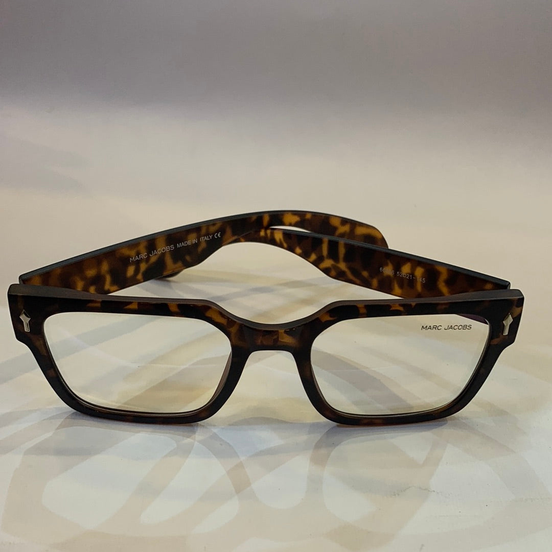 RAM Matte Leopard Print Frame Transperent Shade Unisex Sunglasses 66806 52 21-145