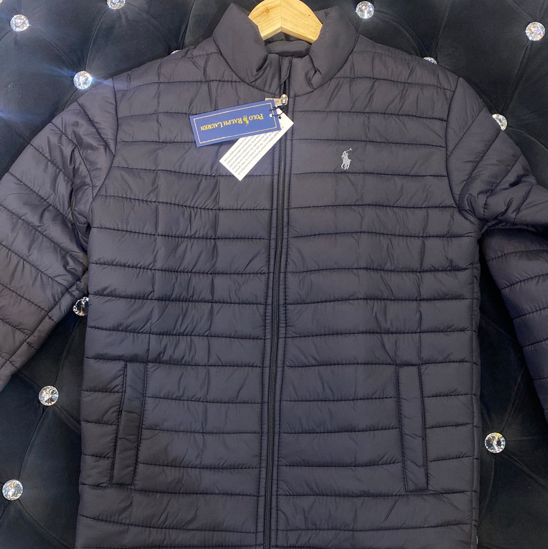 POL LOP black Colour Lightweight Imported Quality Puffer Jackets 9386
