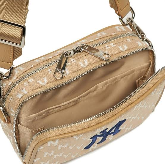 YN BLM Blue Colour YN Monogram Logo Premium Quality Unisex Side Bag
