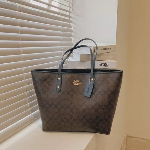 Aoc Monogram Design Premium Quality Tote Ladies Bag 55398