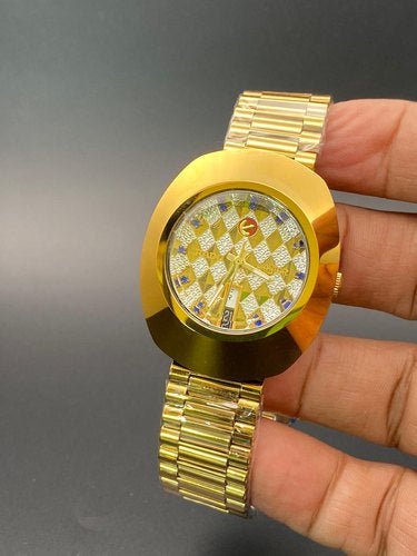 Dar Gold Chain Gold Dial Men Watch 401207