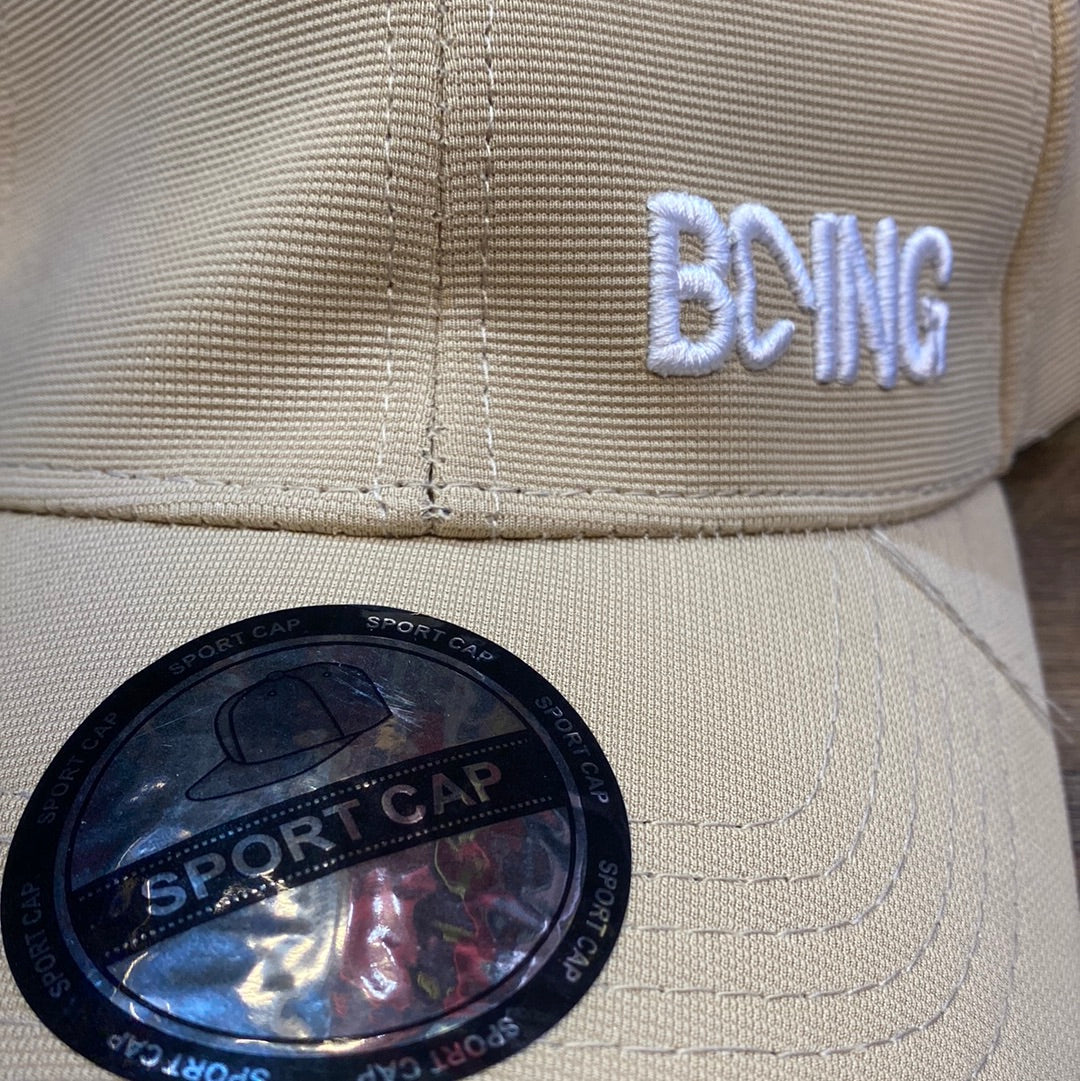 Khaki Colour Bei Ieb With Embroidery Design Sports Cap 913023