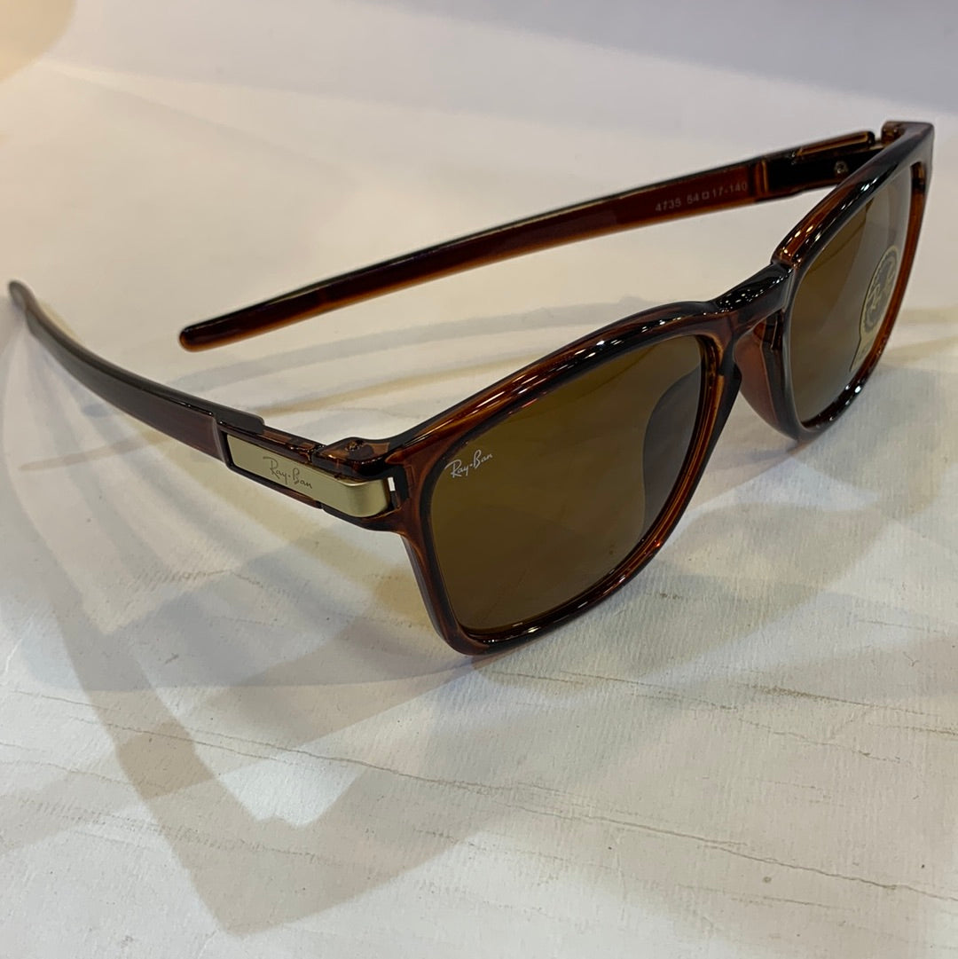 YAR RB Brown Frame Brown Shade Sunglasses 4735 54 17-140