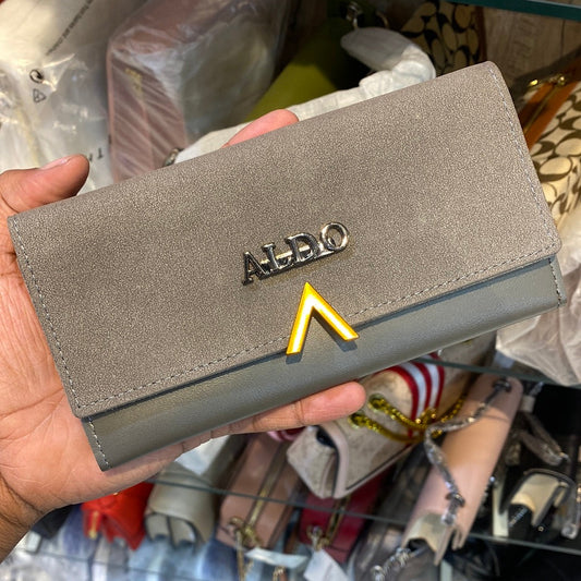 DLA Dark Grey  Gold Ladies Clutch