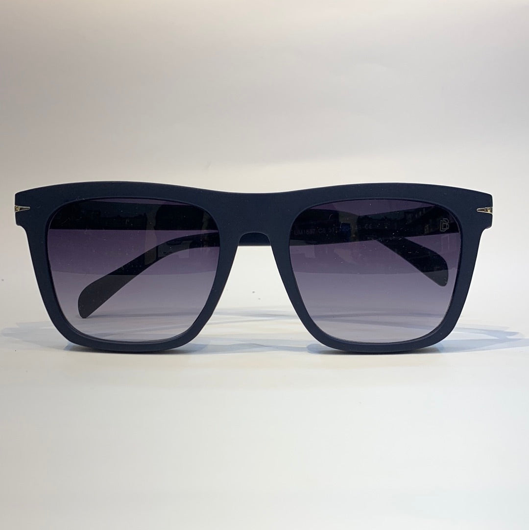 BD Matt Blue Frame Black Shade Sunglass UM1887 C851 20-146