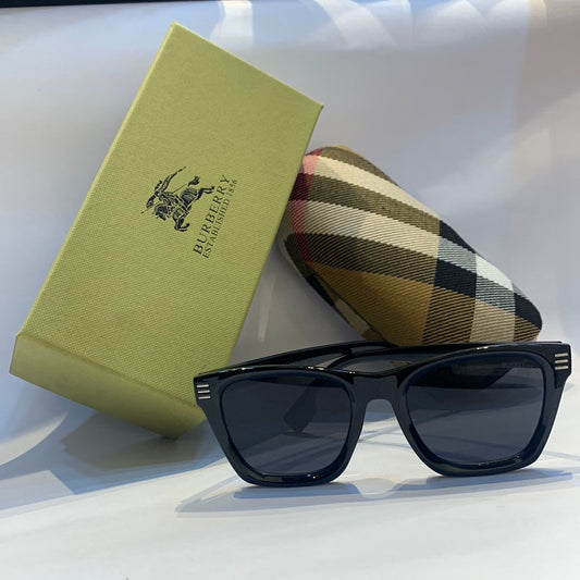 Bur rub Glossy Black Frame black Shade Unisex Sunglass D2818 51 21 141 C1