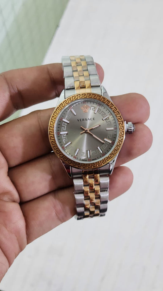 Rev Silver Copper Chain Grey Dial Ladies Watch 901325