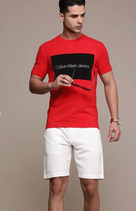 KC LAC Red Color With Kc Front Print Store Article Tshirt 780095 03082023