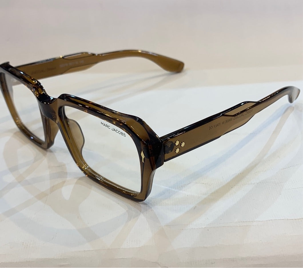 RAM Glossy Transperent Brown Frame Transperent Shade Unisex Sunglasses 86319 55 19 146