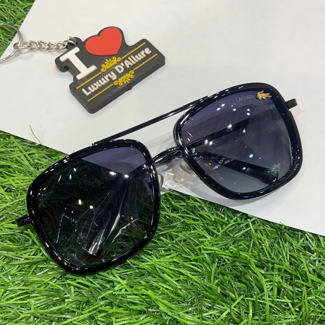 Sunglasses Black Frame Black Shade Model L143S