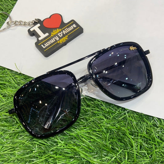 Sunglasses Black Frame Black Shade Model L143S
