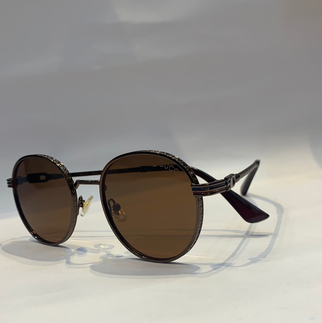 Guc cug Glossy Brown Frame brown Shade Unisex Sunglass CF56010 53 20 145