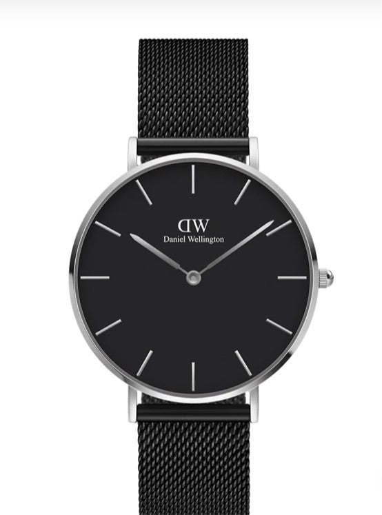 Wd Black Chain Silver Ring Black Dial Formal Men Watch 901380