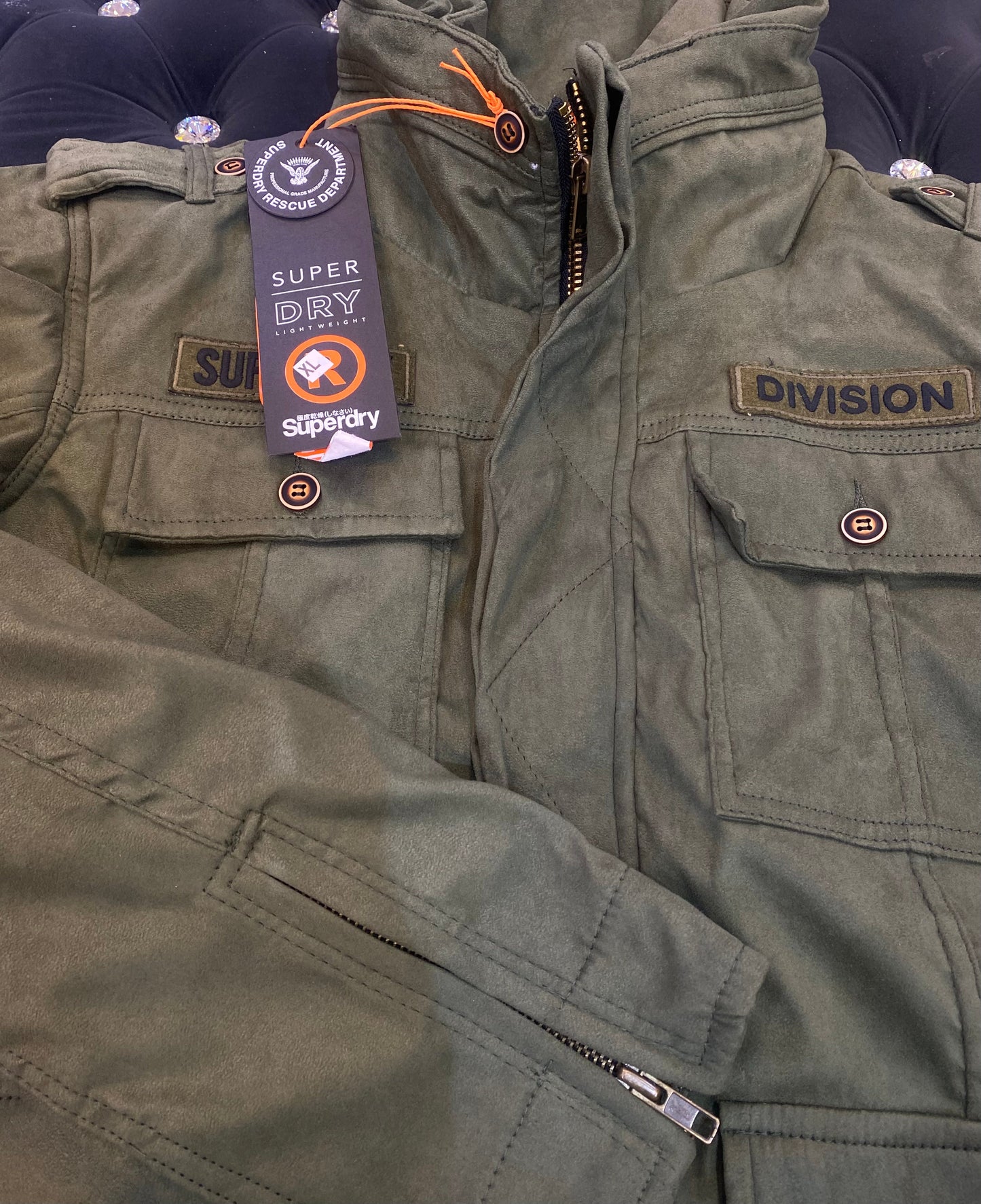PUS Olive Green Colour Heavy Quality Rescue Department Jacket 921307