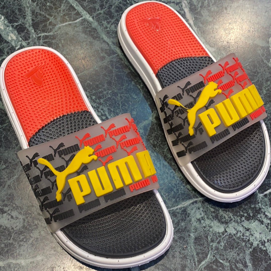 Red Black Yellow Slipper (15101)