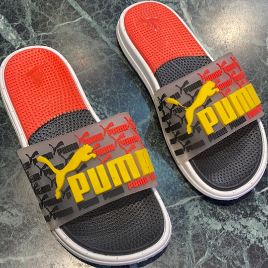 Red Black Yellow Slipper (15101)