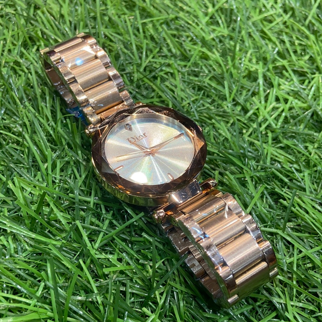 Oid Copper Chain White Dial Ladies Watch