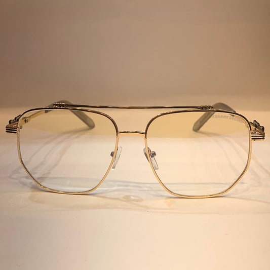 RAC Gold Frame Transparency Shade Unisex Sunglass 5022 52 19-140