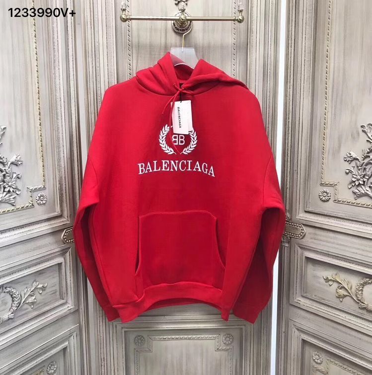 BAL LAB Red Colour With BAL Embroidery Logo Premium Quality Unisex Hoodie’s 49004