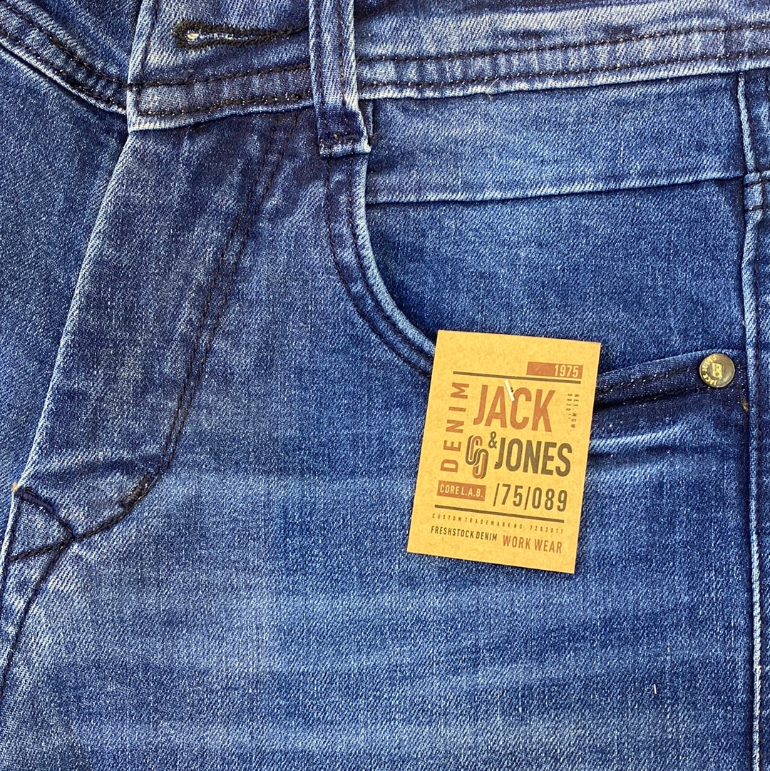 Jack JJ Blue Faint Branded Designers Men’s Jeans Might Vary Colour And Design Slim Fit 110030 AAA1
