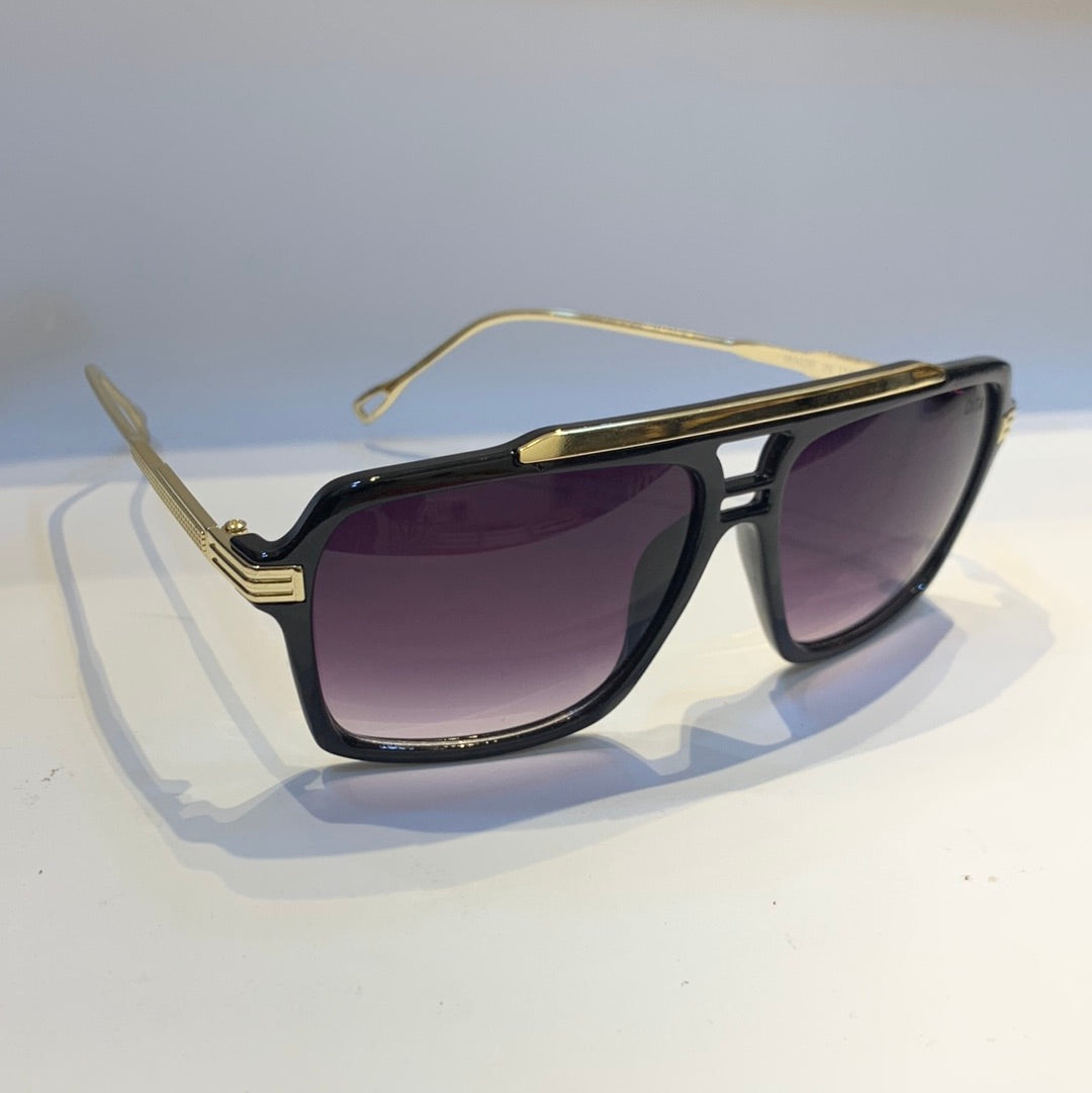 TID Black Frame Purple Shade Unisex Sunglass