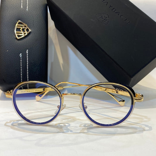 Yam Gold Frame Transparent Shade Unisex Branded 2A409 56 16-126