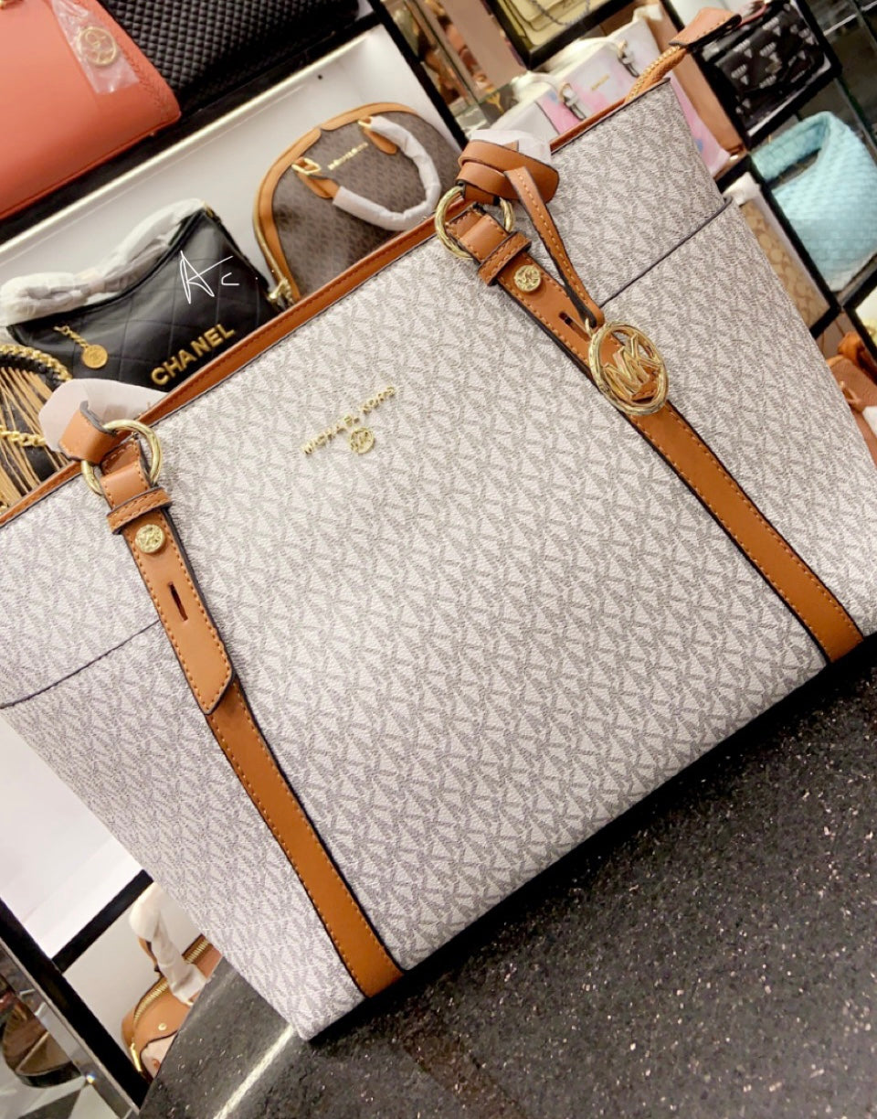 Cim Multi Colour Mk Print Ladies Tote Bag 3910