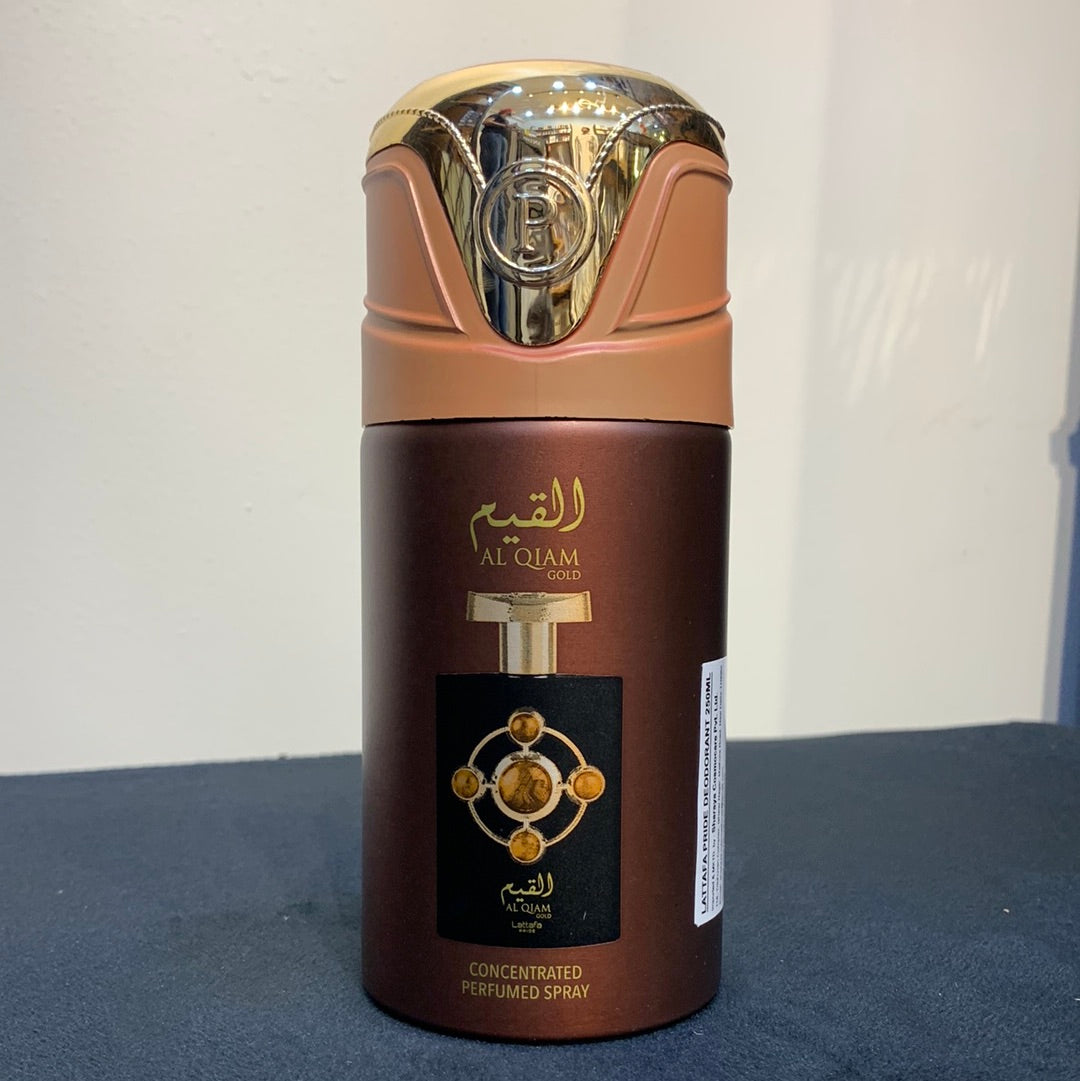 Al Qiam Gold Deodrant by Lattafa Pride 250ml