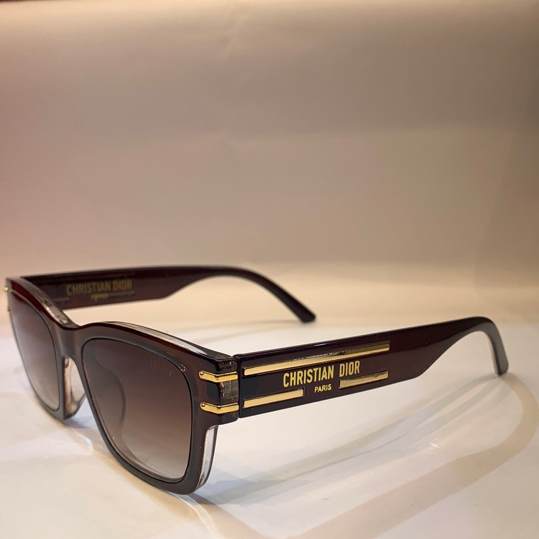 OID Glossy Brown Frame Brown Shade Unisex Sunglass SU8 53 20-148