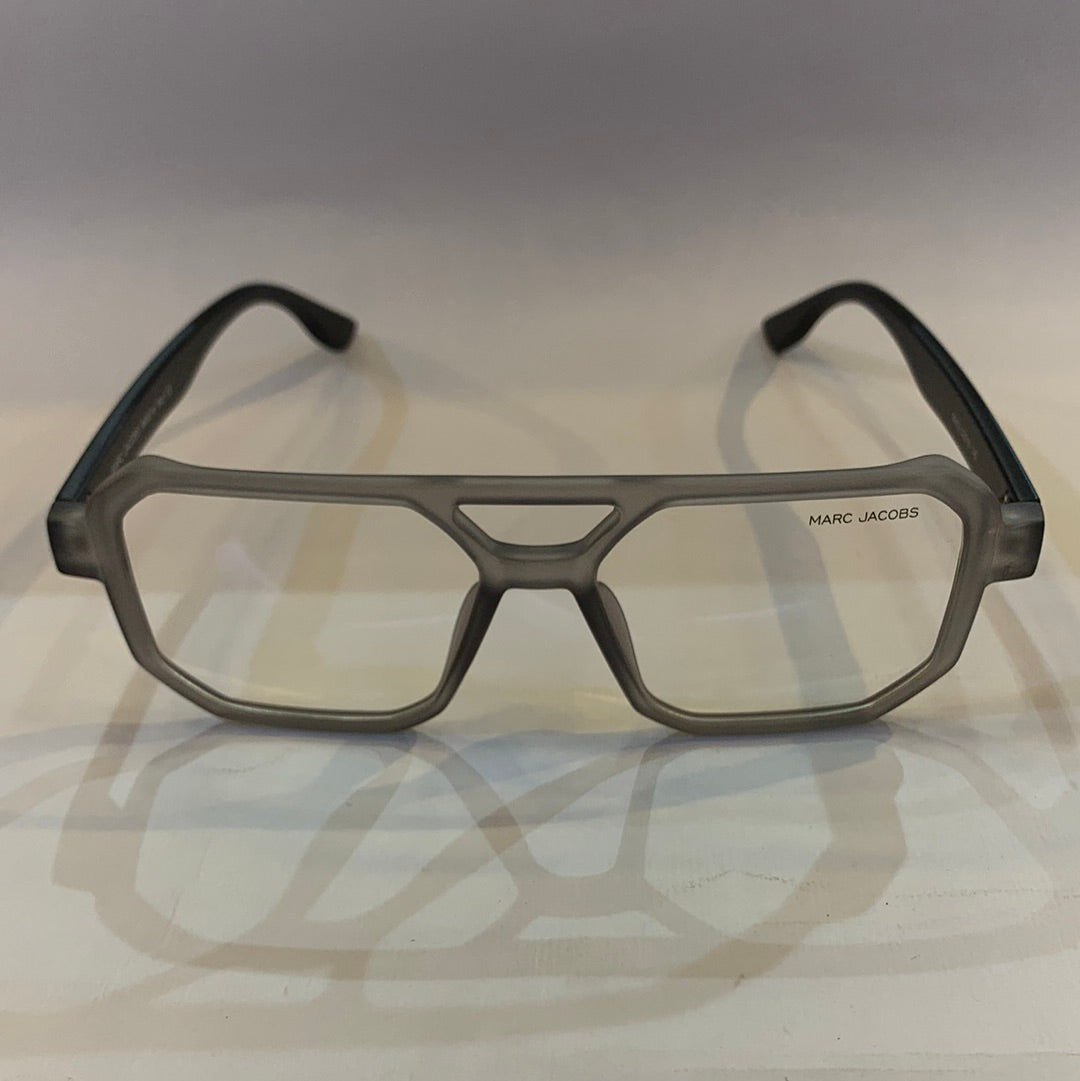 RAM Matte Grey Frame Black stick Transperent Shade Unisex Sunglasses 66802 52 16-145