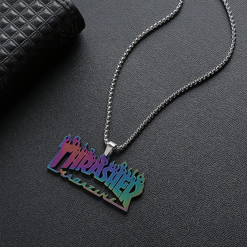 Sliver Thrasher Pendant Necklace Chain 50308