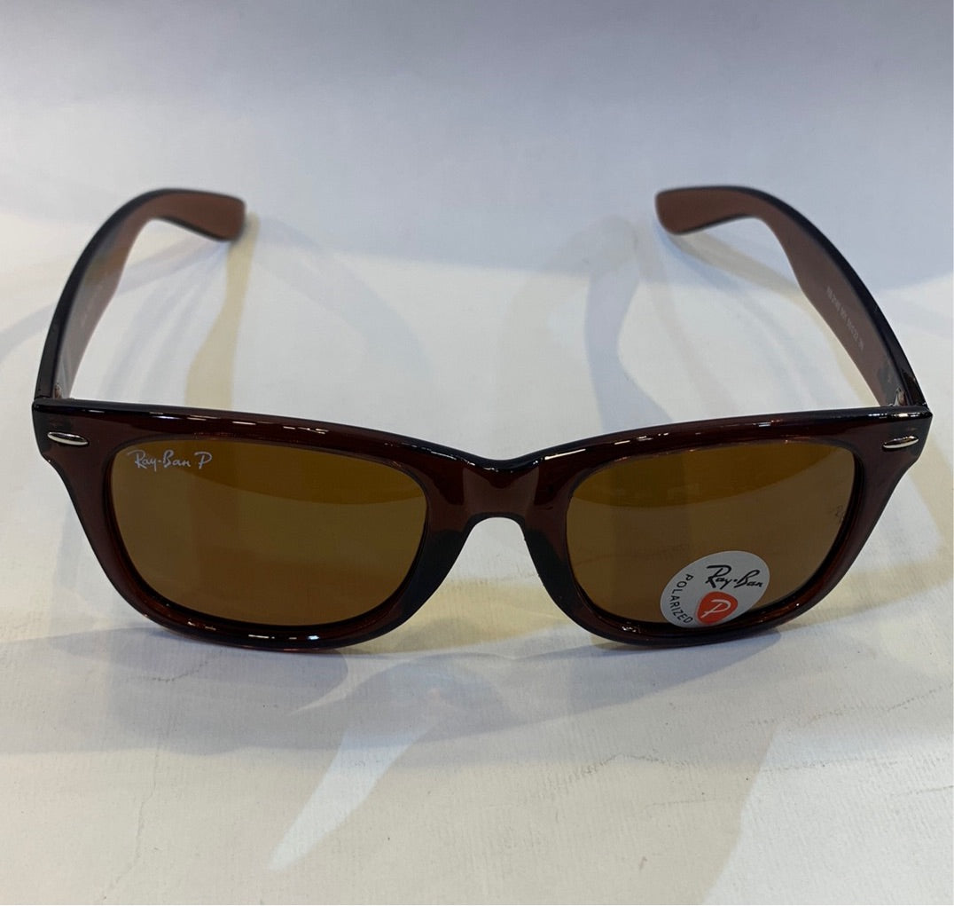 YAR RB Glossy Brown Frame Brown Shade Sunglasses RB2140 901 50 22 3N