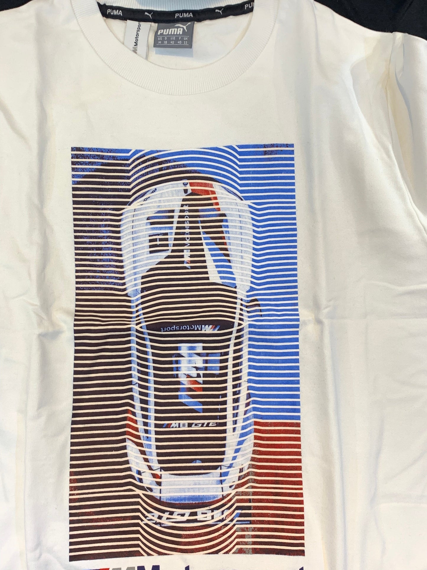 MUP White Colour Blue Print Full Sleeve Sweatshirt