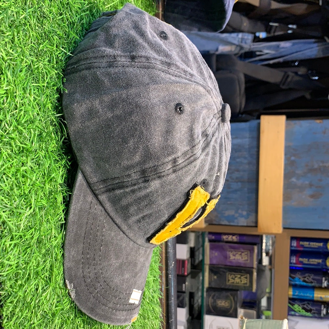 W Black Yellow Cap