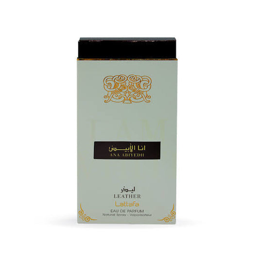 I Am White Ana Abiyedh Leather Lattafa EDP Vaporisateur Natural Spray 100 ml