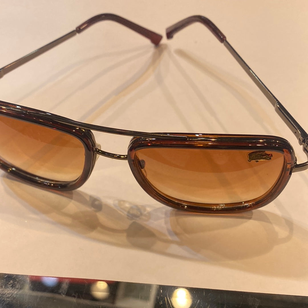 CAL Brown Gold Frame Brown Shade Glasses L138 54 14-135