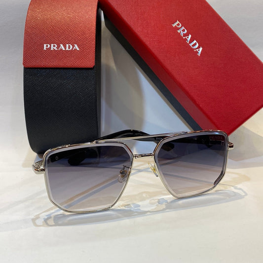 ARP Silver Frame Black Shade Unisex Branded 017A 56 15-143