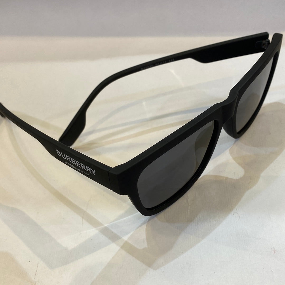 RUB Matte Black Frame Black Shade Unisex Sunglasses B4293S 56 17 145
