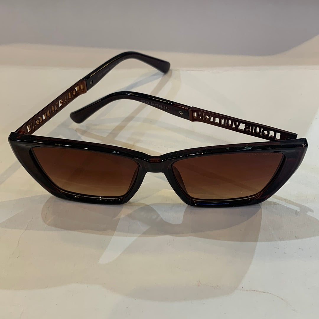 UOL VL  Brown Frame Brown Shade Unisex Sunglass 5513 54 18-142