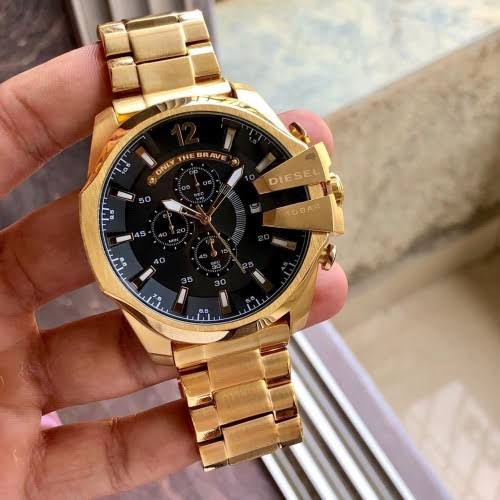 EID Gold Chain Black Dial Men Watch