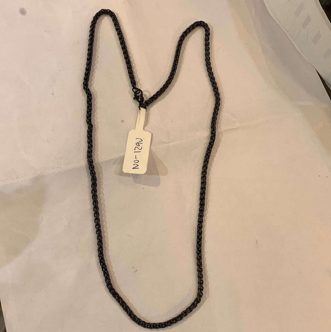 Black Colour Finished Neck Chain 199938