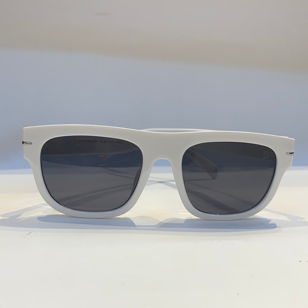 DB White Frame Black Shade Unisex Sunglass B2206 60 15-145