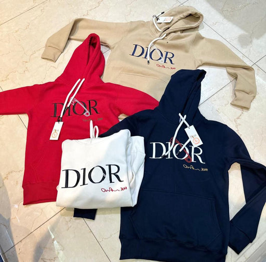 OID DIO Black Colour With OID Embroidery Logo Premium Quality Unisex Hoodie’s 49000